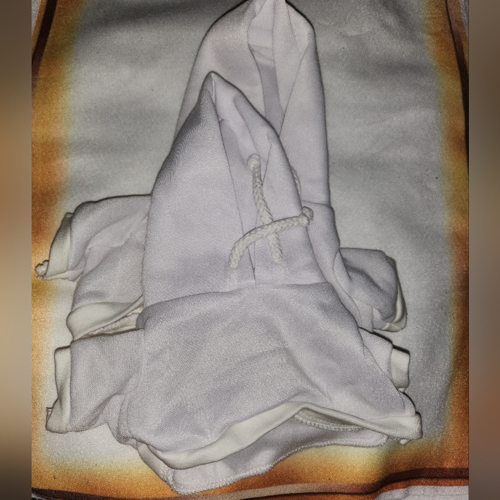 White Hooded Sweatshirt